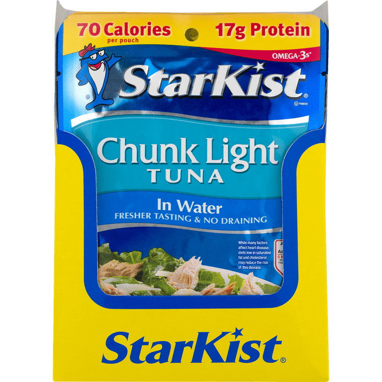 Starkist Tuna Chunk White Albacore In Water Pouch Garden, 55 OFF
