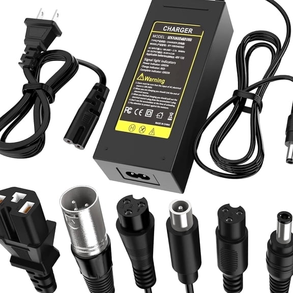 54.6V 2A Battery Charger, Compatible With Evercross H5 / H7
