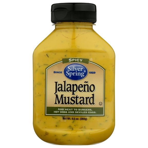 Pack of 9, Silver Springs Jalapeño Mustard, 9.5 oz