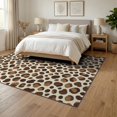 thumbnail image 3 of ODIKA 6'x9' Washable Area Rug Non-Slip, Easy Care, Abstract Inspired Patchwork Patches Border Southwestern Spotted Flowing Dynamic for Family Room, Living Mater Bedroom, 3 of 7