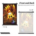 thumbnail image 2 of Bill Cipher Poster Plastic Shaft Wall Hanging Banner Artwork Canvas Wall Art Painting Decor For Home Living Room Bedroom Office 20"X30", 2 of 7