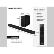SAMSUNG Q-Series 5.1.2ch Wireless Dolby Atmos Soundbar w/ Q-Symphony HW-Q800C/ZA 2023