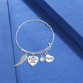 thumbnail image 4 of SUSHANG Mother'S Day Gift Bracelet Piece Mom Angel of Heart A Bracelet Lettering My Wing Bracelet Family Dad Bracelets, 4 of 9