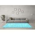 thumbnail image 3 of Ahgly Company Indoor Rectangle Persian Light Blue Traditional Area Rugs, 4' x 6', 3 of 4