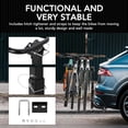 thumbnail image 6 of 2-Bike Hitch-Mounted Bike Rack, Foldable Steel Frame Bicycle Car Rack with Anti-Rattle Hitch Tightener and Tie Straps, Bike Carrier Rack Hitch for SUVs, Trucks and More, 6 of 8