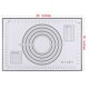 thumbnail image 5 of Wosthever Cake Biscuit Pastry Non-stick Silicone Kneading Tool Mat Portable Sheet Pad Accessories Baking Kitchen Rolling Type2 NO2 Wosthever JJ14823-02B, 5 of 6