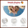 thumbnail image 3 of KLL Christmas Tree Skirt,Party Decorations Farmhouse for Christmas Decorations Holiday Party 36" -Playful Cat Fisheye View, 3 of 6