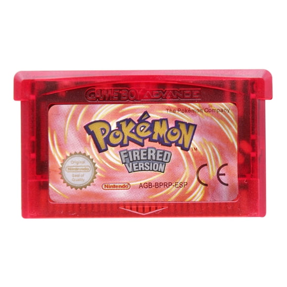 Pokemon Fire Version Rouge ESP Game Boy Advance GBA 16 Bits Version US
