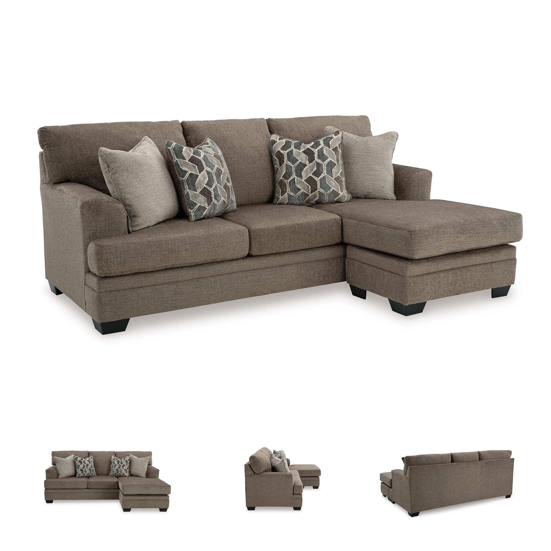 Ashley Furniture Stonemeade Nutmeg Sofa Chaise