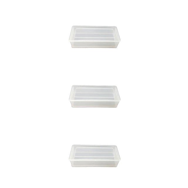 VONKY Boîtes de Rangement Transparentes Conteneur de Pièces de Collection 3Ensemble