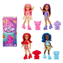 Barbie Pop Reveal Fruit Series Chelsea Doll with 5 Surprises Including Pop-It Pet, Scent & Color Change (Styles May Vary)