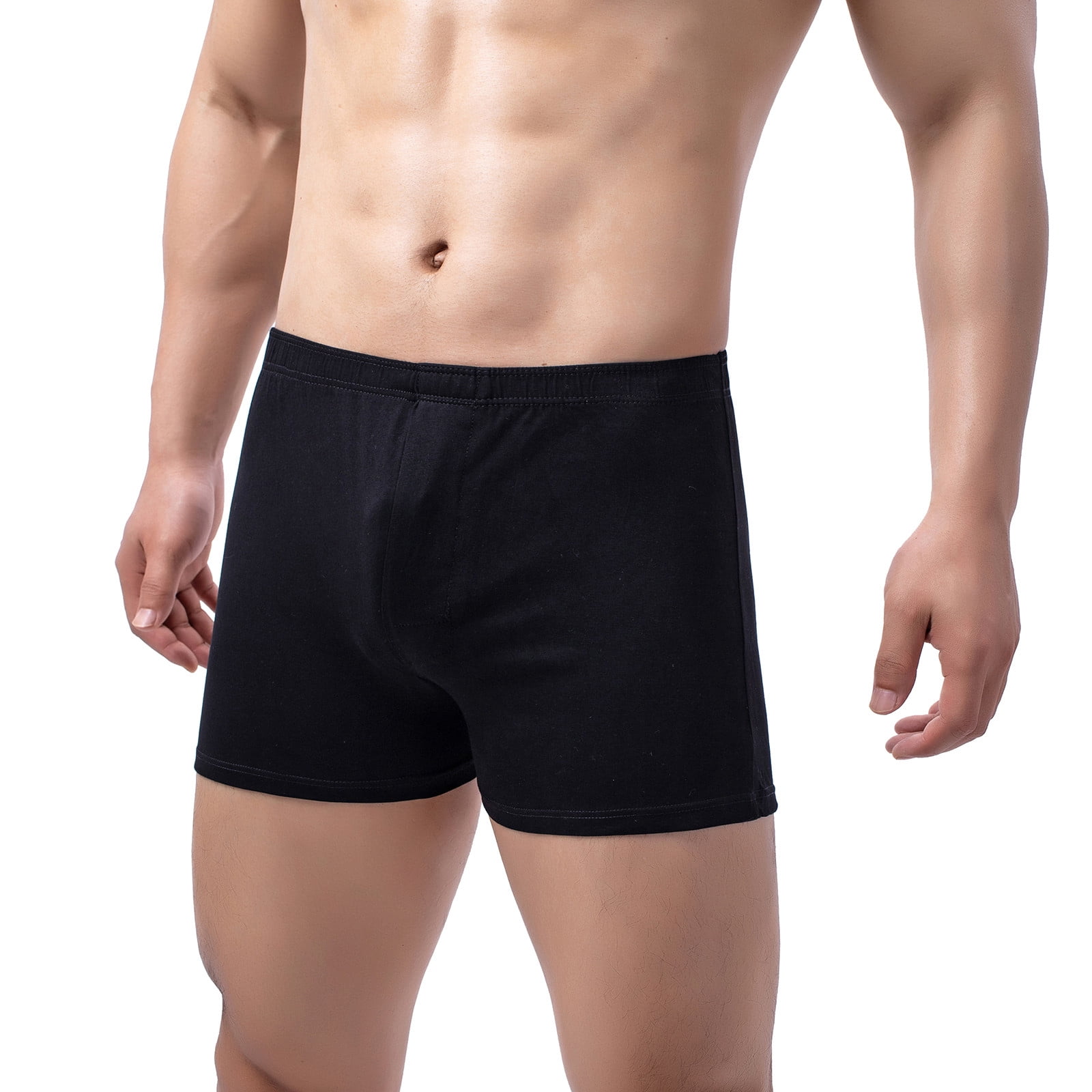 Fauteuil Vervreemden wasserette Underwear for Men Pack Boxers Classic Underwear Solid Black Xxxxl 1-Pack -  Walmart.com