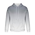 thumbnail image 3 of Men's Gradient Hoodie Pullover Long Sleeve Hooded Collar Drawstring Casual Sweatshirt Comfy Loose Fit Top, 3 of 5