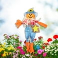 thumbnail image 1 of Fall Scarecrow Thanksgiving Scarecrow Decoration, 15.7 Inch Happy Harvest Scarecrow Standing Scarecrow for Garden, Home, Yard, Porch, Autumn Decor, 1 of 8