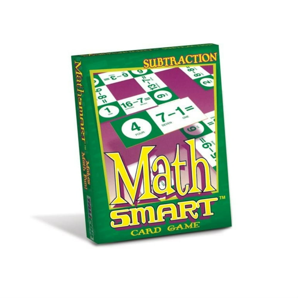 Math Smart Card Game, Subtraction
