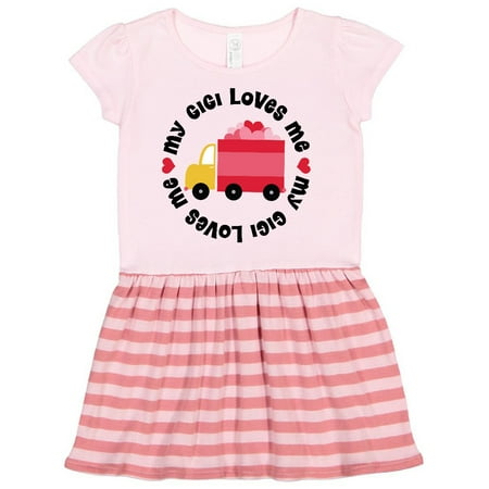 

Inktastic My Gigi Loves Me Gift Toddler Girl Dress