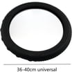 thumbnail image 3 of Automotive Accessories, Universal Silicone Steering Wheel Cover Ideal for 36 cm-40 cm Diameter, Black, 3 of 8