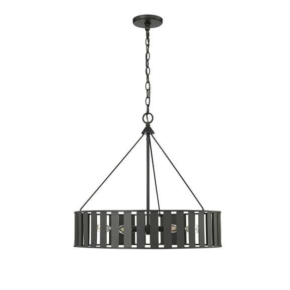 Millennium Lighting Stella 5/6 Chandelier Ceiling Light 6 - Matte Black