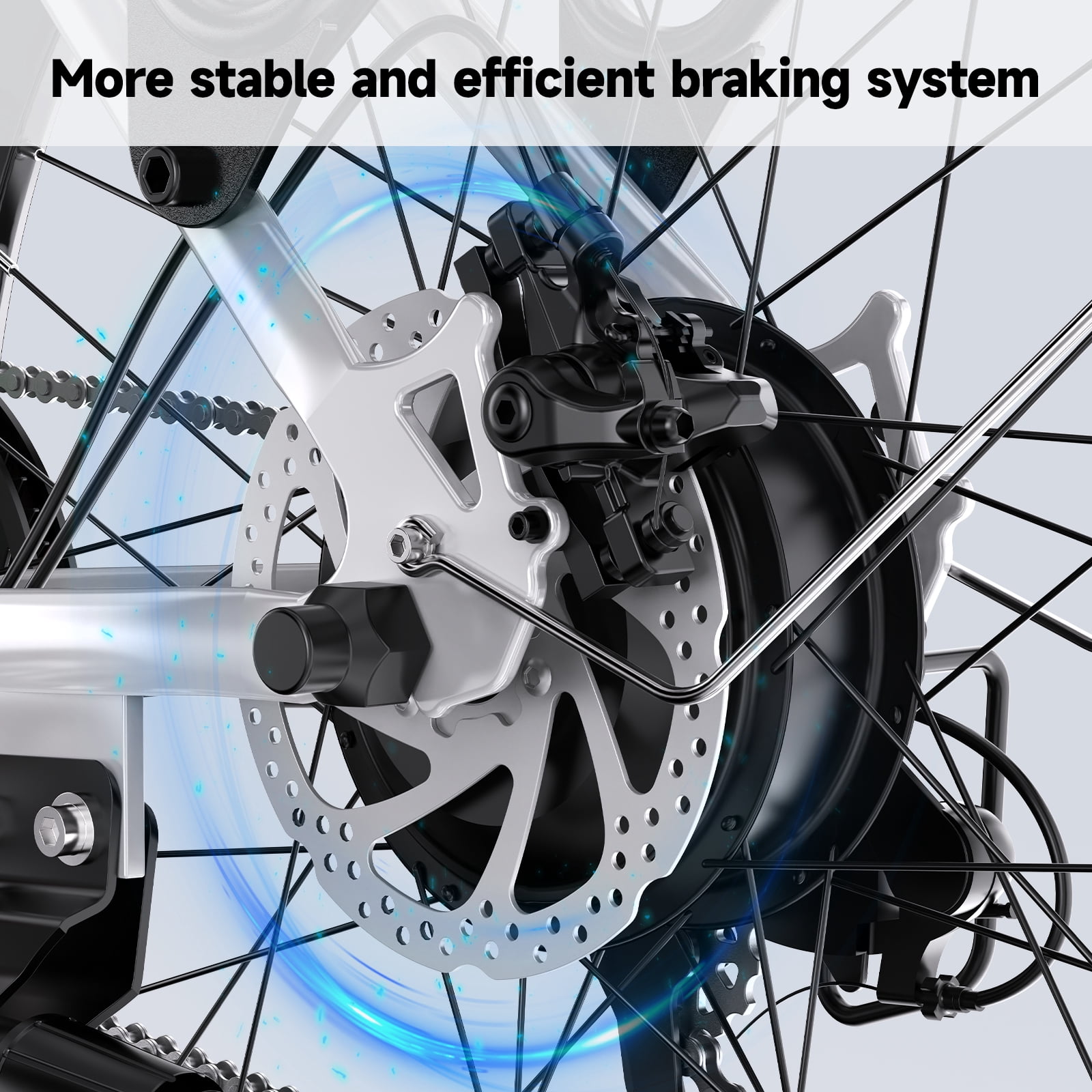 GOKEEP 26" Electric Bike for Adults, 600W Powerful Motor, 48V 10.4Ah Removable Battery E Bikes, Shimano 7 Speed Electric Commuter Bike, UL2849, White