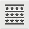 thumbnail image 1 of Stars and Stripes Pattern USA Patriotic DIY Cookie Wall Craft Stencil - 7.0 Inch, 1 of 5