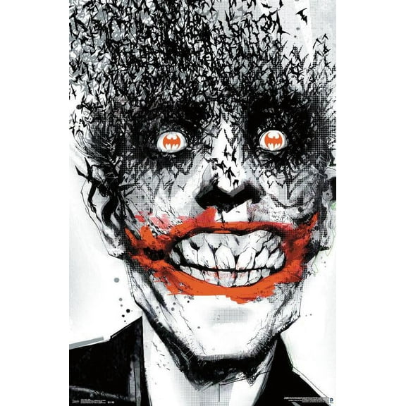 DC Comics - The Joker - Bats Wall Poster, 22.375" x 34"