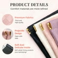 thumbnail image 4 of 5 Pcs Portable Snap Pouch, 2025 New Closure Organizer Makeup Bag, No Zipper Snap Closure Pouch, 4 of 7