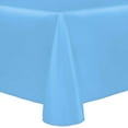 thumbnail image 2 of Ultimate Textile Reversible Shantung Satin - Majestic 108 x 132-Inch Rectangular Tablecloth Light Baby Blue, 2 of 4