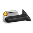 thumbnail image 5 of Pair Power Towing Heated Chrome Side View Mirror for Right Side (Passenger Side) RH and Left Side (Driver Side) LH For 2013 2014 2015 2016 Ram 1500 2500 3500 Manual Towing Rearview Mirror, 5 of 6