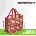 thumbnail image 3 of Garden Tool Bag,Repeat Chihuahua Garden Tool Organizer,Garden Gifts,Waterproof Multi-Pocket Garden Tool Storage 11.8x5.5x11.4 Inch(Tools NOT Included), 3 of 6