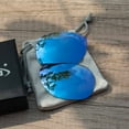 thumbnail image 3 of Walleva Ice Blue Polarized Replacement Lenses for Maui Jim Guardrails Sunglasses, 3 of 5