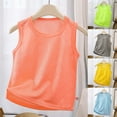 thumbnail image 6 of Boys Tank Tops Unisex Solid Breathable Mesh Tank Top Soft Cotton Blend Sleeveless Shirt Quick Dry Summer Playwear Baby Boy Summer Clothes 3 Pack - Light Blue/Red/Yellow 8 Years-9 Years, 6 of 6