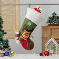 thumbnail image 7 of EUDIDV Christmas Ornaments Personalized Christmas Stockings Christmas Stockings With Names 18in Stockings With Santa Snowman And Reindeer Designs Custom Stockings For Holiday Decor Xmas Tree Decor, 7 of 7