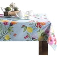 thumbnail image 1 of Geecy Jardin D'Ete 100% Cotton Tablecloth 70 x 120 Inch Floral Print Mint Kitchen Dining Tabletop Decoration, 1 of 8
