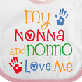 thumbnail image 4 of Inktastic My Nonna and Nonno Love Me Grandchild Boys or Girls Baby Bib, 4 of 4