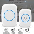 thumbnail image 1 of Wireless  Waterproof Wireless  Wireless  Waterproof Wireless Chime Door Chime With 3 Volume Levels And 38 Melodies For Home, 1 of 8