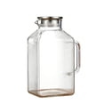 thumbnail image 3 of 1 Gallon Square Glass Pitcher with Lid & Handle, Borosilicate Water Jug with Filter, for Fridge Hot Cold Brew Iced Tea Home Party, Easy Clean Haodejw, 3 of 6