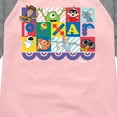 thumbnail image 3 of Disney - Pixar Block - Toddler & Youth Girls Raglan Graphic T-Shirt, 3 of 5
