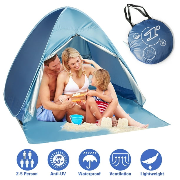 2-5 Person Automatic Camping Tent Anti-UV Sun Shade Canopy ...