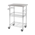 thumbnail image 4 of TRINITY EcoStorage® 24" Stainless Steel Kitchen Cart, NSF - Chrome, 4 of 9
