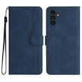thumbnail image 2 of Wallet Case for Samsung A34 5G, with Card Slots [RFID Blocking],Durable Flip Folio Kickstand Magnetic Closure Leather Wallet Wrist Strap Women Men Case for Samsung Galaxy A34 5G,Darkblue, 2 of 10