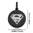 thumbnail image 2 of Stainless Steel Superman Round Medallion Pendant Necklace, 2 of 3