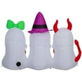 thumbnail image 3 of Ghost Trio w/ Jack-O'-Lantern - Inflatable, 3 of 6
