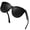 Q07 - black frame black lens, variant on KANASTAL Cateye Sunglasses Polarized for Women Men Acetate-TR90 Frame Retro Pointy Party Sun Glasses Driving Traveling Black Lens