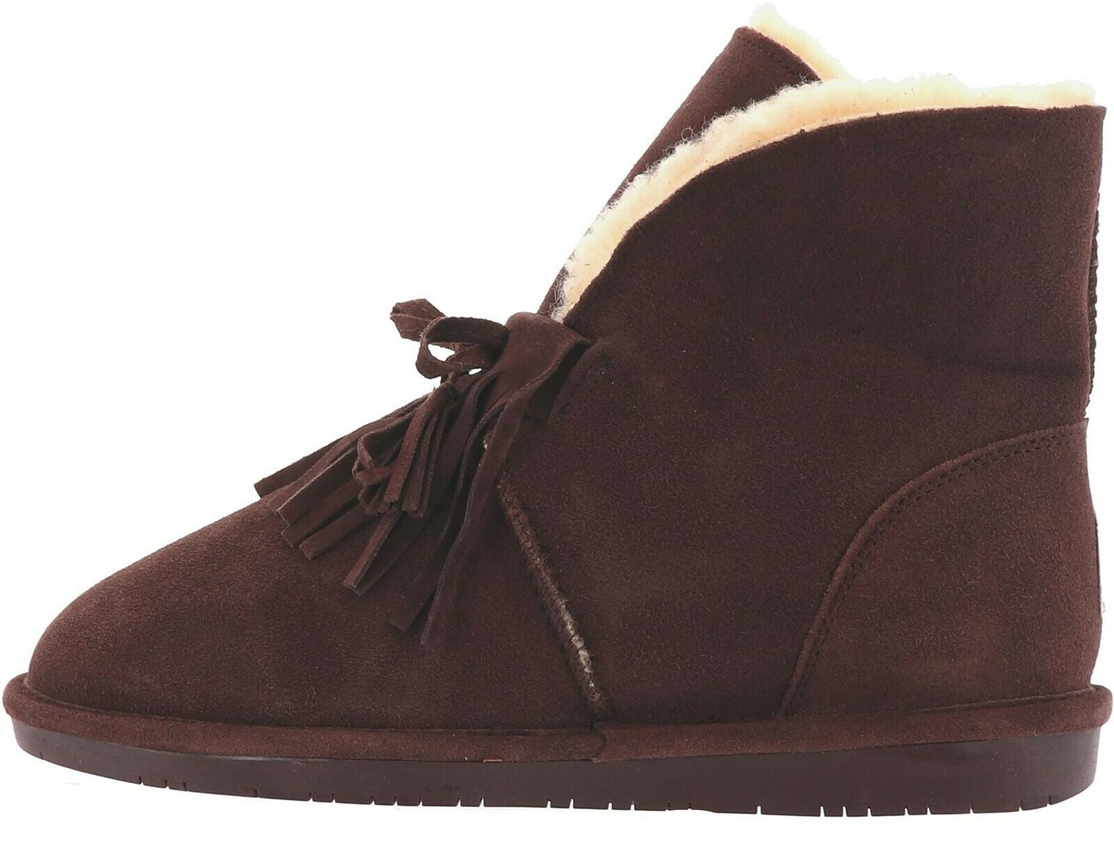 bearpaw megan suede sheepskin bootie with neverwet ™