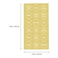 thumbnail image 4 of Miangastore 8 Sheets Pantry Labels Stickers Spice Name Stickers Water Resistant PP Yellow Rectangle for Kitchen Use, 4 of 8