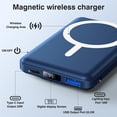 thumbnail image 2 of Batería externa magnética AOGUERBE de 10000 mAh para iPhone 17/16/15/14/13/12, 2 of 6
