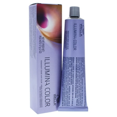 Illumina Color Permanent Creme Hair Color - 7 81 Medium Blonde-Pearl Ash by Wella for Unisex - 2 oz Hair Color