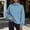 Light Blue, variant on WIZUTIZ Women's Mock Neck Sweatshirt Long Sleeve Solid Color Casual Pullover Top Loose Fit for Everyday