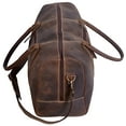 thumbnail image 4 of Komalc Leather Travel Bag for Men and Women Weekend Bag Duffle Bag, 4 of 4