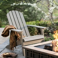 Adirondack Chairs Product Image Belham Living All Weather Resin Wood Adirondack Chair Gray